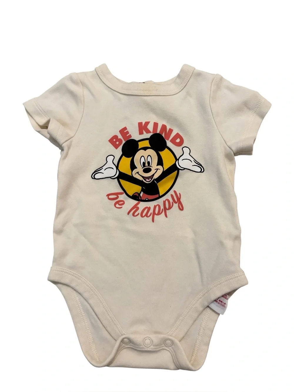 Baby Mickey Mouse onesie “be kind”